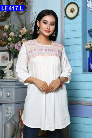 Embroidered Linen ladies Fatua
