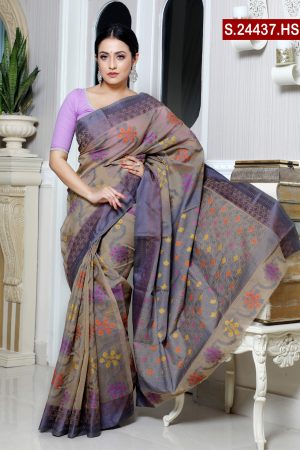 Half Silk Sharee. Include Running Blouse Piece Available.