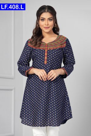 Embroidered Linen Tops