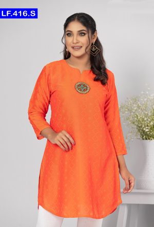 Embroidered Silk Tops