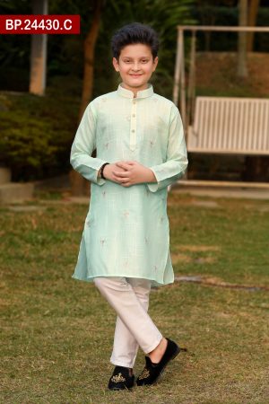 Embroidered Baby Cotton Panjabi Set