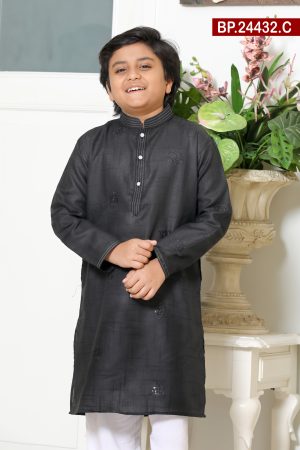 Embroidered Baby Cotton Panjabi Set
