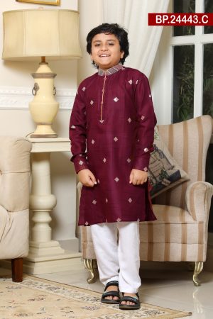 Embroidered Baby Cotton Panjabi Set
