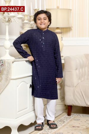 Baby Sequence Cotton Panjabi Set