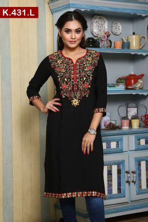Embroidered Linen single kameez