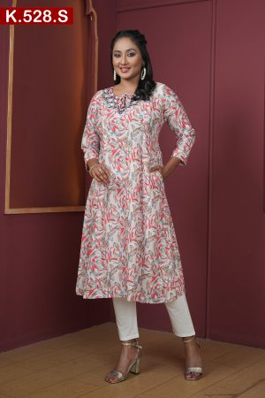 Aesthetic Embroidered Design Silk One Piece