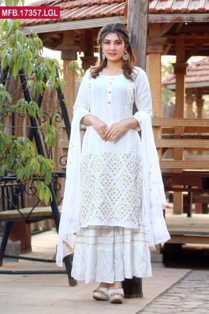 Embroidered Stitched  Linen Shalwar Kameez