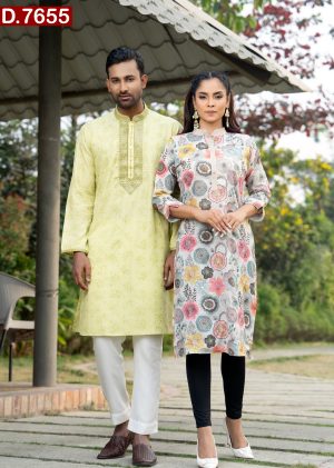 Aesthetic Design Cotton Single Kameez And Panjabi