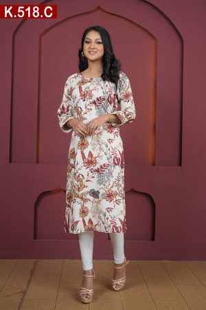 Aesthetic Embroidered Design Cotton Single Kameez