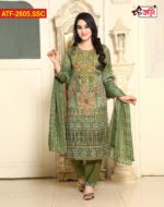 সফ্ট সিল্ক থ্রি-পিছটি পাচ্ছেন কারচুপি, এমব্রয়ডারি ও স্ক্রিন প্রিন্টের কাজ করা - Image 3