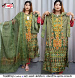 সফ্ট সিল্ক থ্রি-পিছটি পাচ্ছেন কারচুপি, এমব্রয়ডারি ও স্ক্রিন প্রিন্টের কাজ করা - Image 2