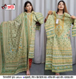 কটন থ্রি-পিছটি পাচ্ছেন এমব্রয়ডারি, স্টোন ও স্ক্রিন প্রিন্টের কাজ করা - Image 2