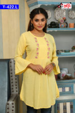 Aesthetic Embroidered Design Women’s Premium Linen Tops – Comfortable Wear