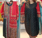 কটন ওয়ান পিসটি পাচ্ছেন ( কামিজ স্টাইল ) এমব্রয়ডারি ও স্ক্রিন প্রিন্টের কাজ করা - Image 2