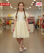 Adorable sequence Cotton Frock for Your Little Fairy Princess - Image 2