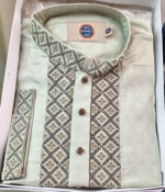 Exclusive Imported Cotton Panjabi with Artistic Embroidered Design - Image 2