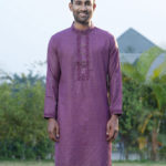 Exclusive Imported Cotton Panjabi with Artistic Embroidered Design