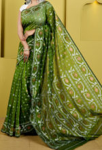 Exclusive Silk Jamdani Sharee. Include Running Blouse Piece Available - Image 2