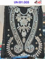 Premium Unstitched Georgette Designer Shalwar Kameez for Women – Luxury Festive 3-Piece Suit - Image 2